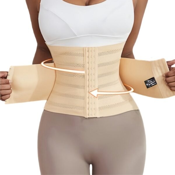 Z&D Lingerie Cinta Elastique Modeladora De Alta Compressão Redutor Afina Cintura 890