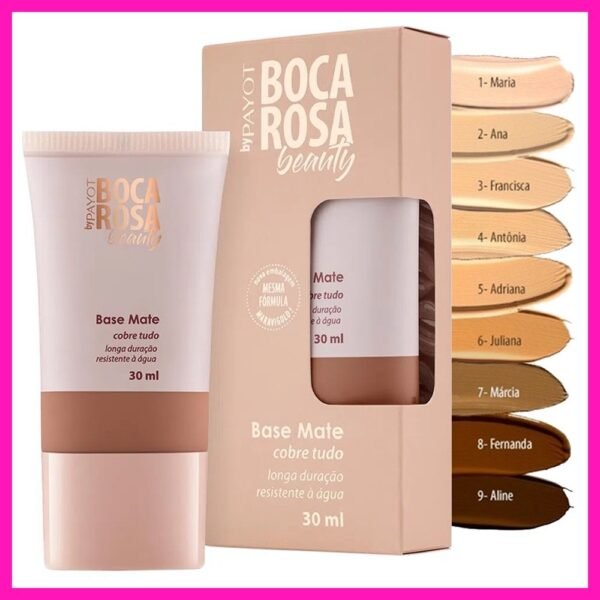 Boca Rosa Base Líquida Matte Perfect (Alta Cobertura) By Payot