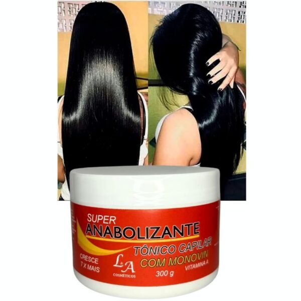 Cabelo Cresce Até 7 Cm Por Mês Anabolizante Capilar Hidratação Fortificação Creme Original
