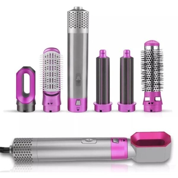 5 Em 1 Escova Secador De Cabelo Pente Modelador De Ar Quente Profissional 110v