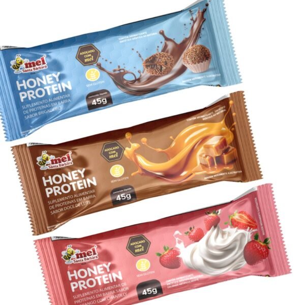 Barra Proteína de Mel Proteíca - Vários Sabores