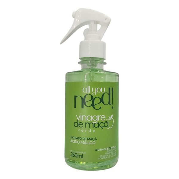 Vinagre De Maçã Verde Capilar 250ml Ácido Malico Mirai