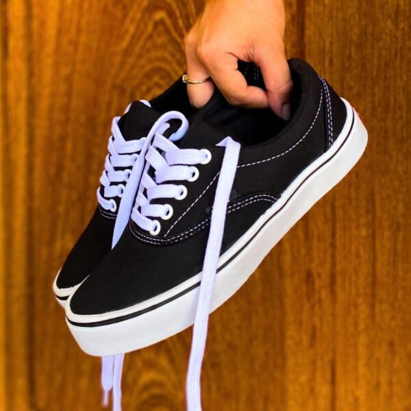 Tenis sapatenis feminino casual althentic skool em tecido academia confortavel