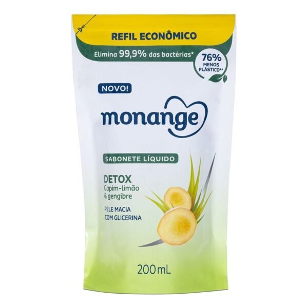 Sabonete Líquido Monange Refil Detox 200ml