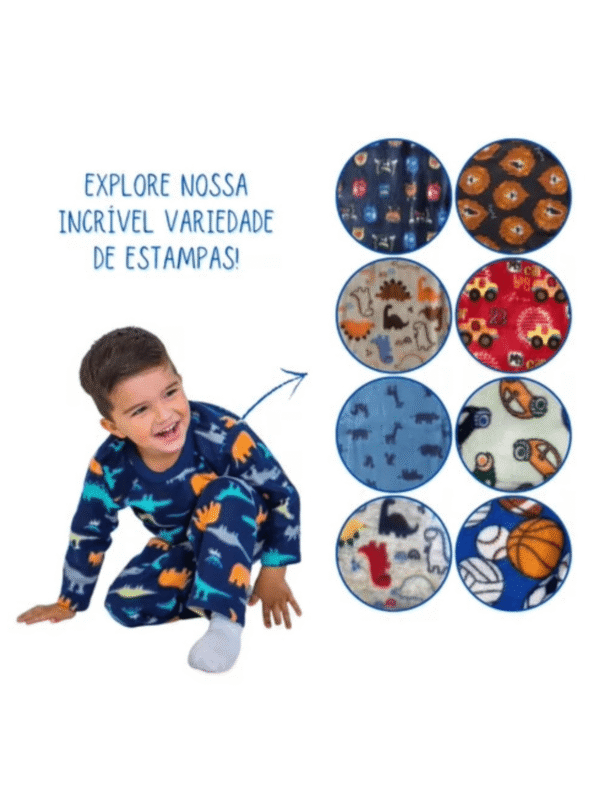 Pijama Infantil Menino SOFT 1 aos 14 anos