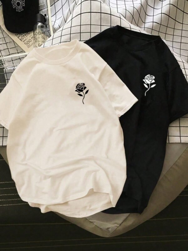 Kit 2 Camiseta Masculina Rosa Camisa 100% Algodão Blusa Premium Gola Redonda Reforço Ombro A Ombro Lançamento