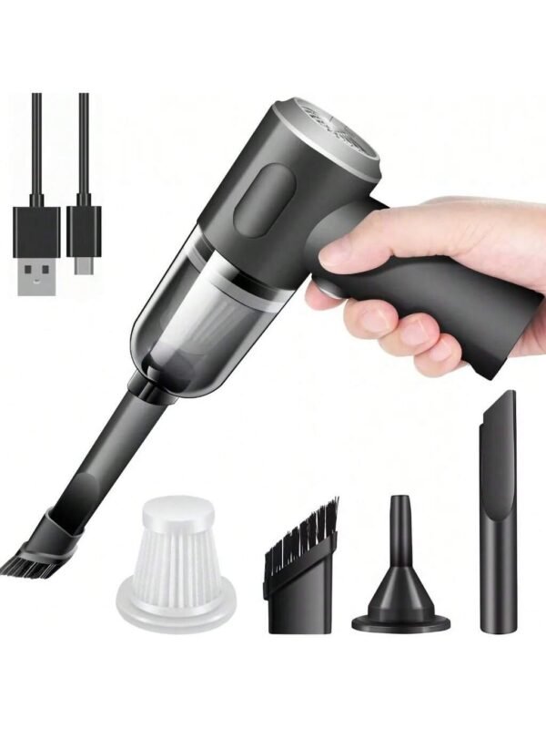 Aspirador De Pó Usb Portátil Completo Linha Premium Carro E Casa 2000mAh
