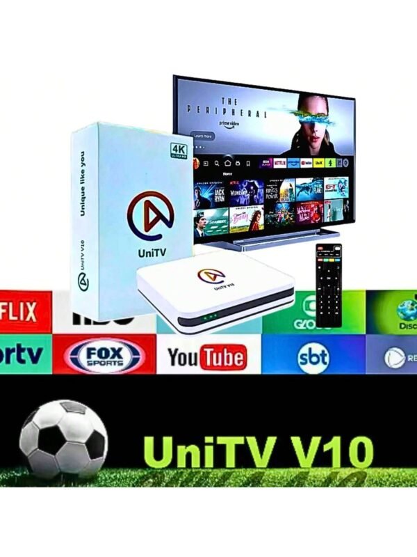 Aparelho UniTV V10 Conversor V10 4K Full HD tvbox Vitalic