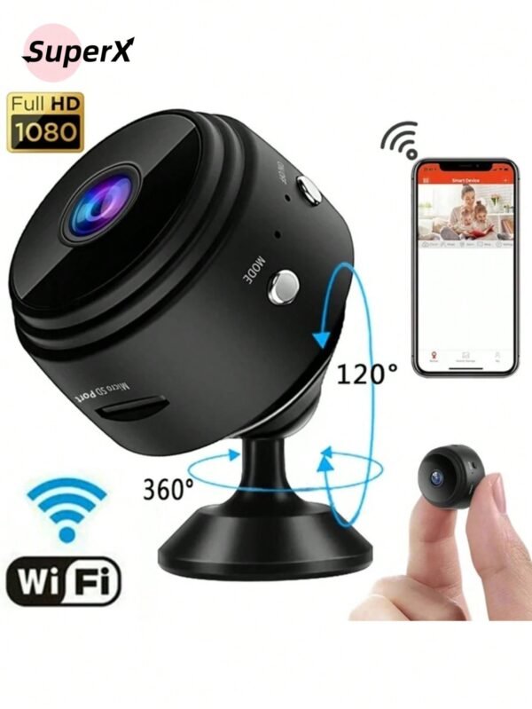 Câmera A9 Mini HD Sensor De WIFI Grava Em Cartão de Memória Com Suporte Para Encaixe Envio Imediato