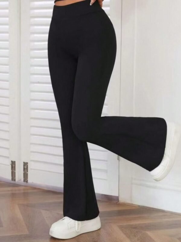 Calça Legging Flare Bailarina Suplex Cintura Alta Modela Bumbum Feminina Envio Imediato.