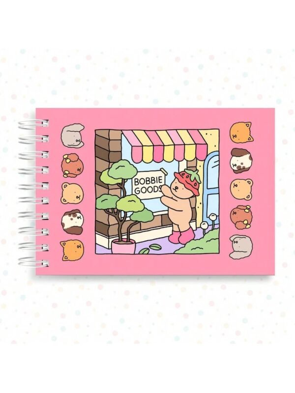Livro De Colorir Bobbie Goods Ursinho Capa Dura 50 Páginas