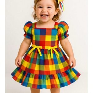 Vestido Infantil Festa Junina São João Meninas Juvenil Crianças Junina Arraial