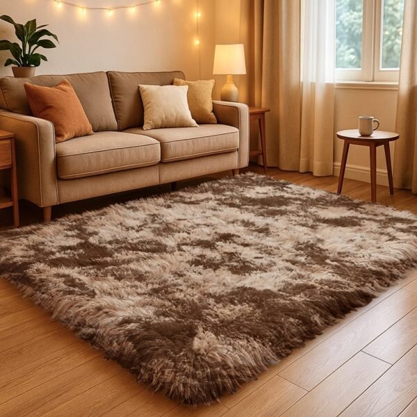 Tapete Sala 1,50 X 1,00 Peludo Shaggy Macio Quarto Felpudo