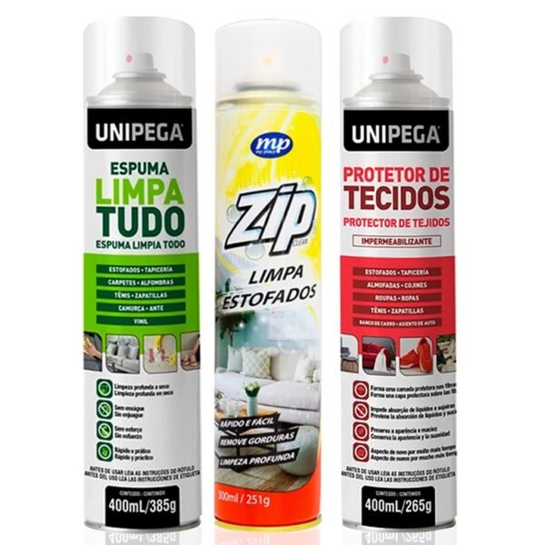 Spray Para Estofados Limpa Tudo Clean Protetor De Tecidos Para Carpete Tetos Veículos Alta Limpeza