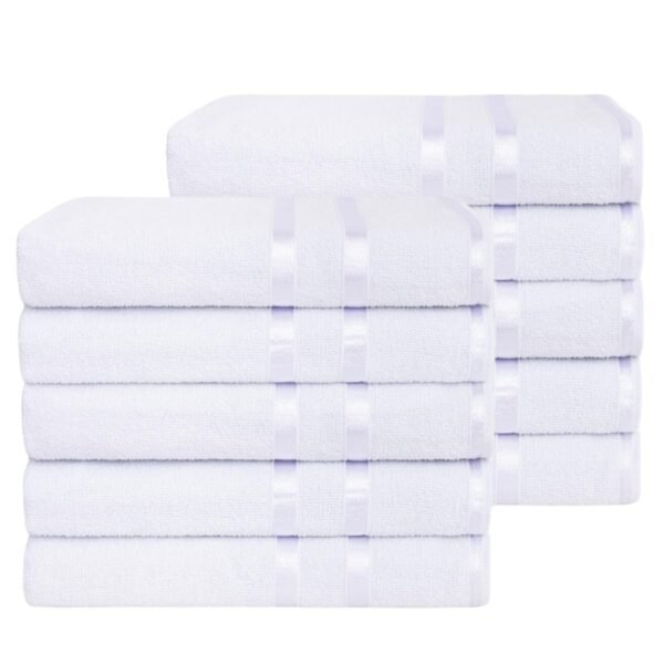 Kit 10 Toalhas De Banho Hotel, Pousada, Hostel 100% Algodão - Linha Lyra