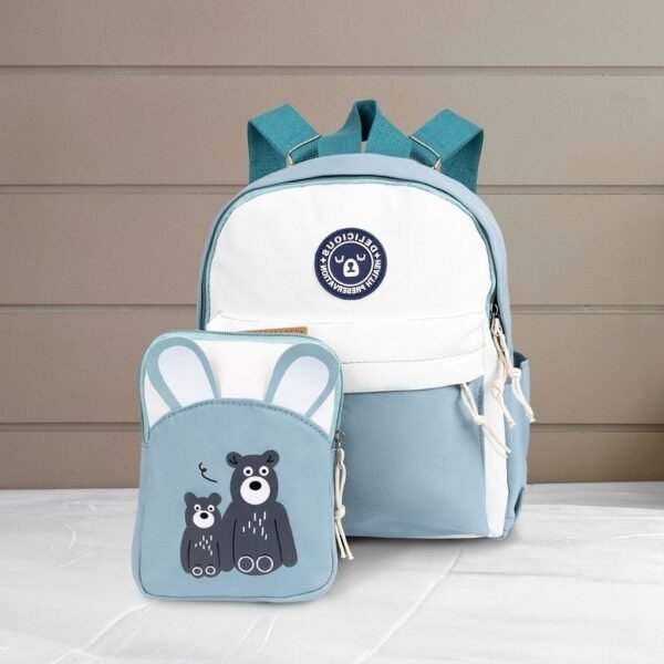 Kit Mochila e Infantil Escolar com Estampa de Urso Conforto Resistência e Qualidade Ideal para Escola e Passeios