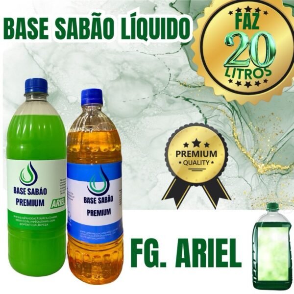 base sabão liquido - Ariel - faz 20litros