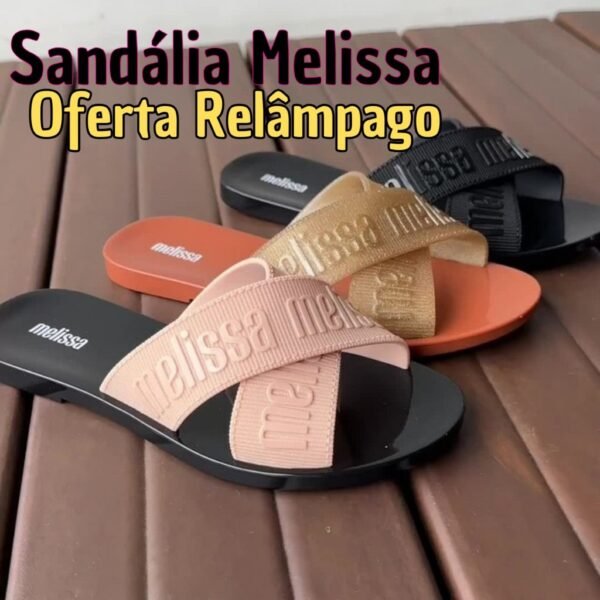 Melissa Feminina Slide M Lover Rasteirinha Original Linda Leve Confortável e Macia