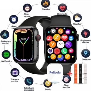 2025 Watch 10 Pro Max Relógio à prova d'água inteligente Bluetooth Call Heart Rate Smartwatch
