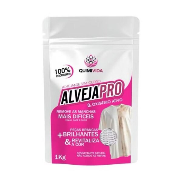 Percarbonato de Sódio  1kg  tira manchas Clareamento Natural e Remoção de Manchas sem Esforço