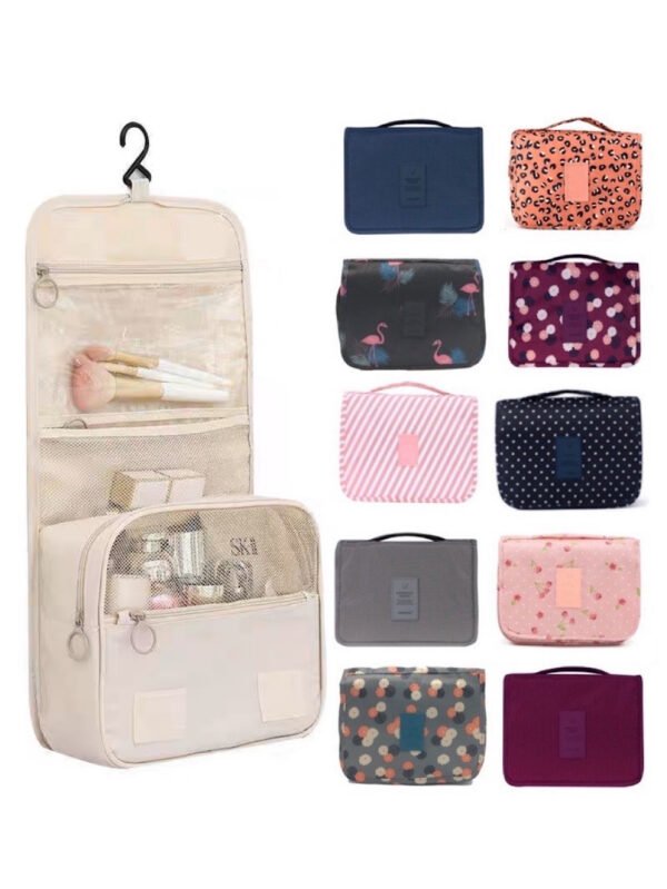 Multineos Comercial Festa Junina 1peça Bolsa de viagem para pendurar produtos de higiene pessoal, bolsa de cosméticos para maquiagem com vários bolsos para organizador de viagens