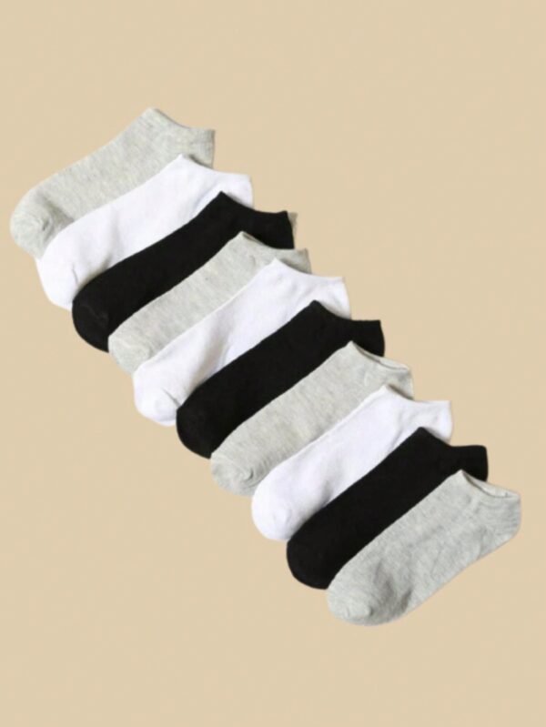 Kit 12 Pares Meias Soquete Cano Curto Multicolorido