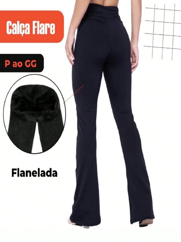 CALÇA FLARE PELUCIADA BAILARINA LEGGING FEMININA CINTURA ALTA IDEAL PARA PILATES ACADEMIA GINASTIA NO SEU DIA A DIA