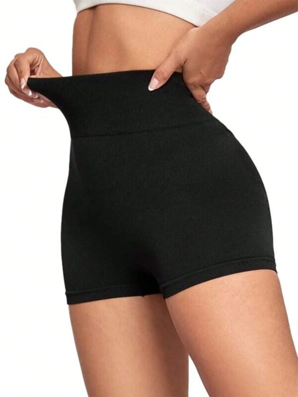 SHORTS LEGGING FEMININO DE SUPLEX  PRETO CINZA CINTURA ALTA NÃO TRANSPARENTE FITNESS ACADEMIA   P M G E GG