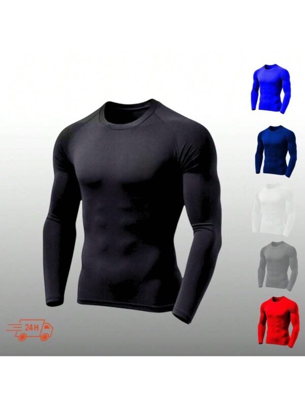 Blusa Térmica Masculina Proteção Uv+ 50 Camisa Segunda pele para Esportes