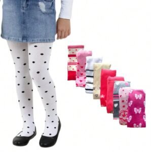 2 Meia Calça Infantil Inverno Fio 40 Até Tam 12 Frio Estampa