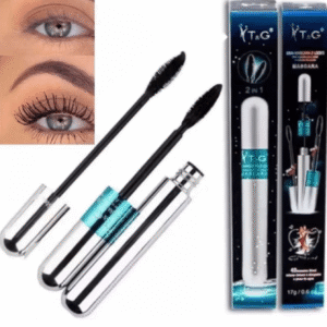 Máscara para cílios a prova d'água tango 2 em 1 4d pa-7204 volumoso festa junina