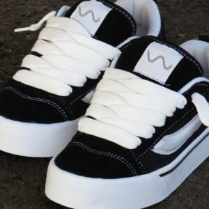 Tenis casual feminino masculino KNU Skool sola reta skatista