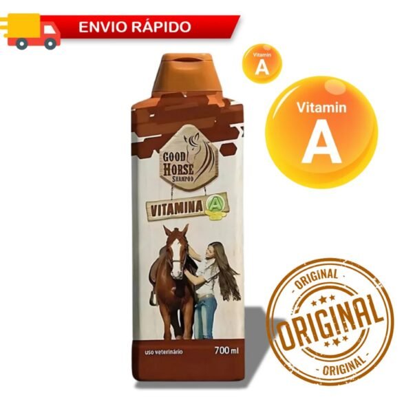 Shampoo de Cavalo Good Horse Com Vitamina A Para Crescer Cabelo