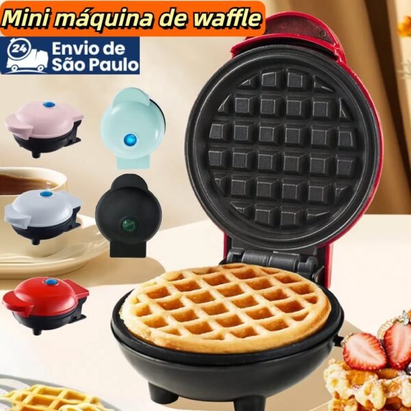 Panela Elétrica De waffle Quiche/De Forno/Eggette maker Mini Ferro Panquecas Automático 110V