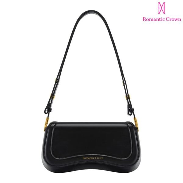 Bolsa Feminina Pequena de Ombro Impermeável, Mini Tiracolo de Couro para Trabalho e Festa