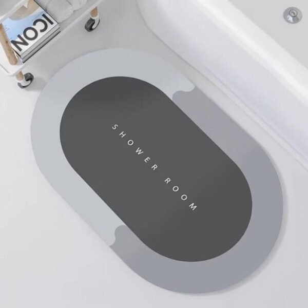 kit Tapete para Banheiro de Secagem Rápida e Super Absorvente - Ideal para Chuveiro, Cozinha e Varanda