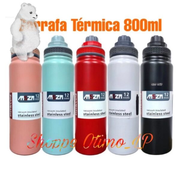 Garrafa Térmica 800ml Garrafa Espacial Quente & Frio Com Isolamento Térmico De Grande Capacidade