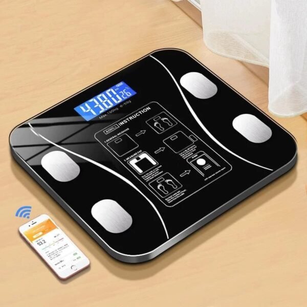 Balança Corporal Bioimpedância Profissional Bluetooth até 180kg