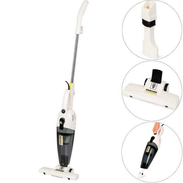 Aspirador de pó 2 em 1 portátil e vertical 1000W filtro hepa VCL 1 Karcher
