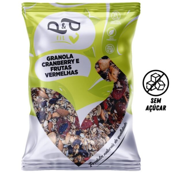 Granola P&P Gourmet Frutas Vermelhas com Cranberry 250g - P&P