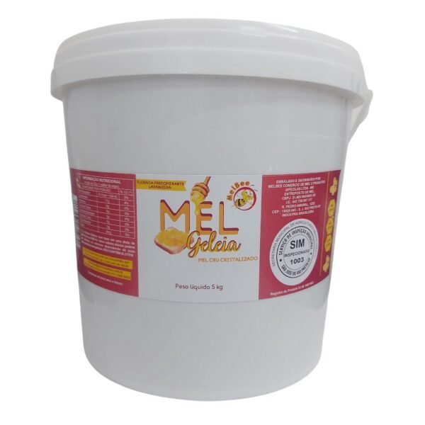 Mel Cru - Balde 5 kg - Várias Floradas