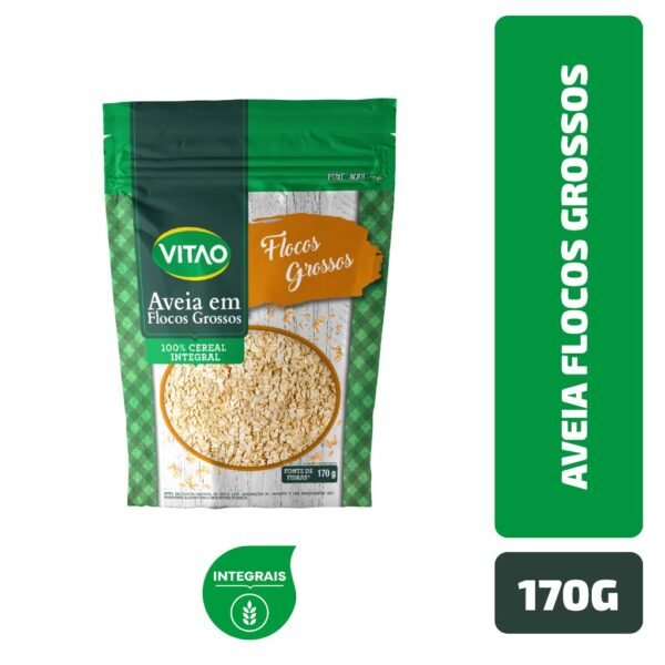 Aveia Flocos Grossos Vitao 170G