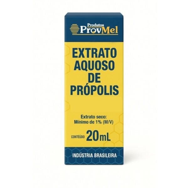 Extrato de própolis verde aquoso em gotas 100% puro prov mel