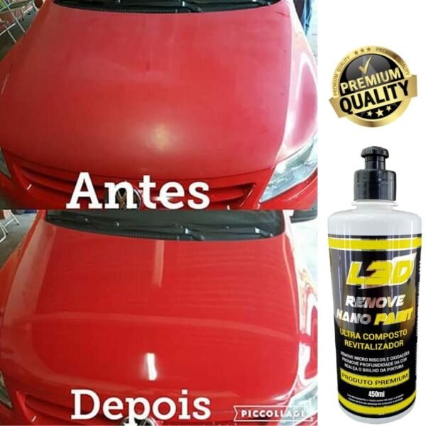 Cera revitalizadora l3d facil aplicação - brilho intenso