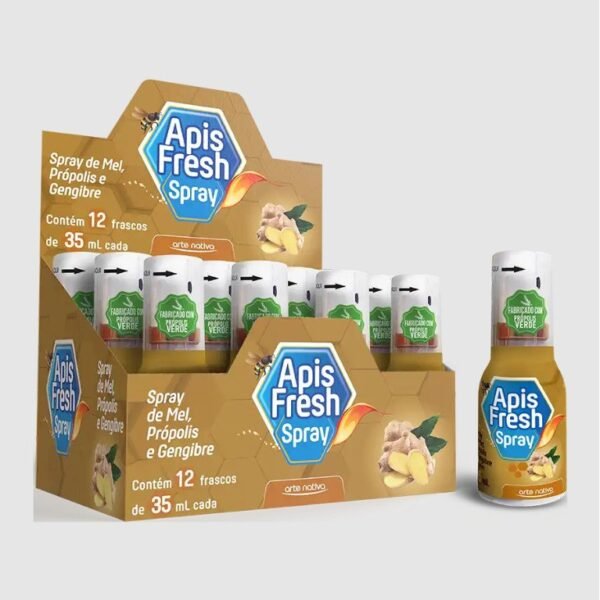 Apis Fresh Spray De Mel Com Própolis e Gengibre (370) Arte Nativa