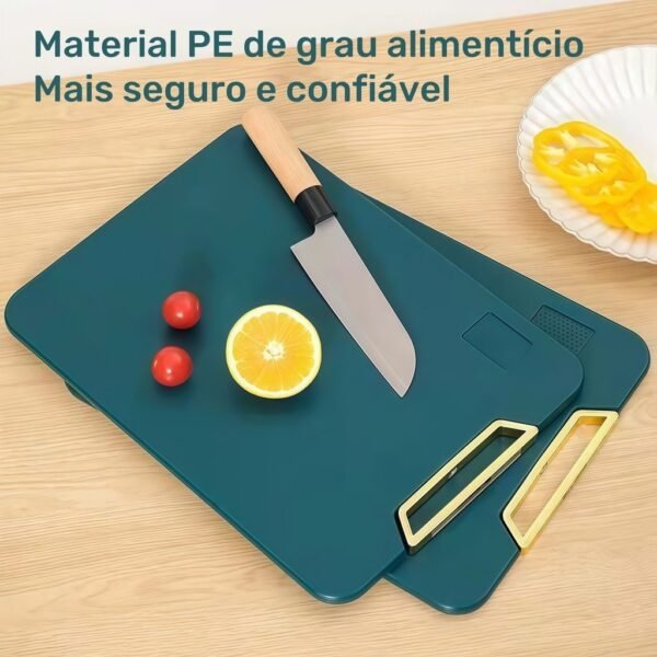 De mofo com alça anti-rachaduras cozinha conp-366 tábua corte retangular antibacteriana à prova