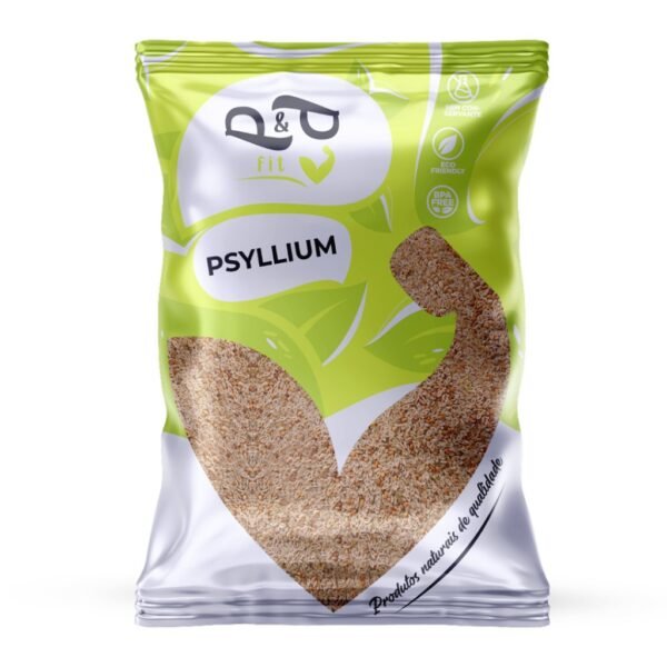Psyllium natural 100% puro rico em fibras alta qualidade