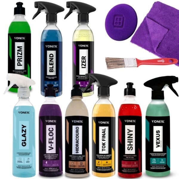 Monte seu kit da vonixx restaurax intense prizm lava auto v floc mol blend 500ml