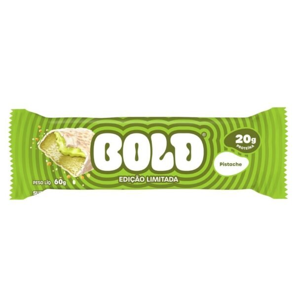 Barra de Proteína Bold 20g de Proteína Pistache 60g