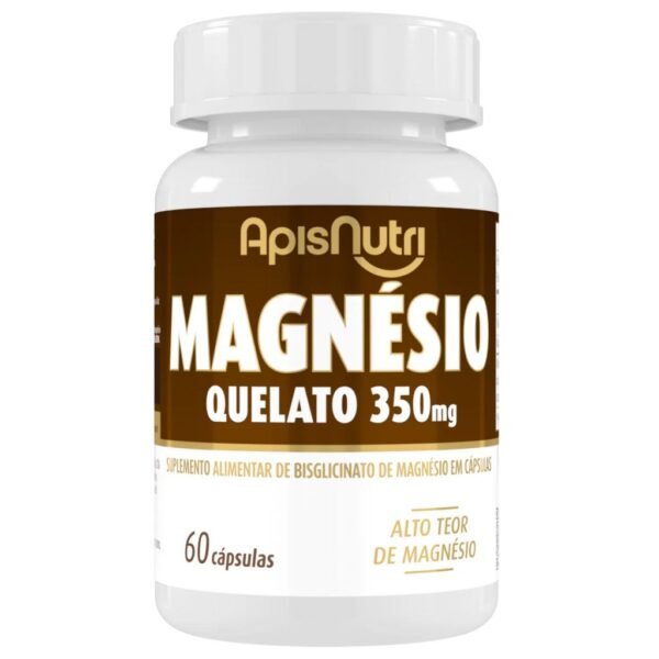 Magnésio Quelato 60 Cápsulas - Apisnutri